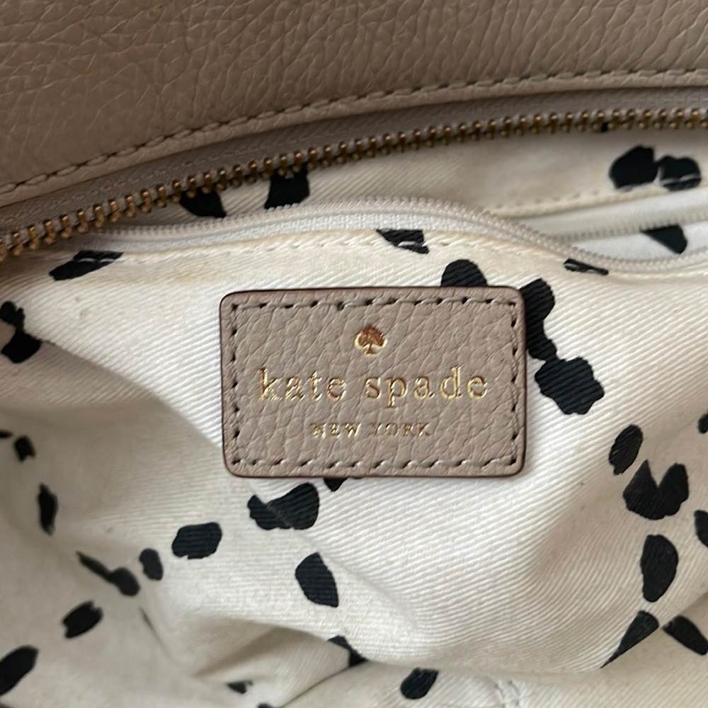 Tan color Kate Spade bag